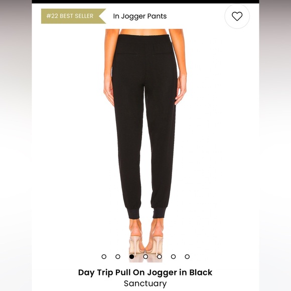 Sanctuary - Day Trip Pull On Jogger in Black - Picture 1 of 8